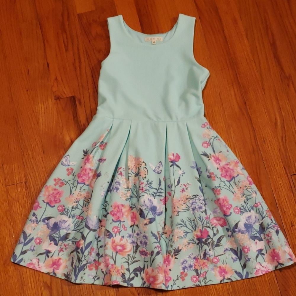 Girl's mint s/l dress